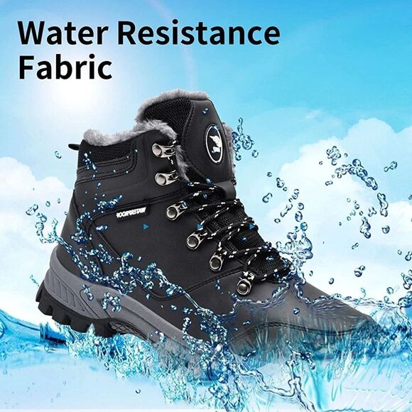 (79-1823) Mens Womens Winter Snow Boots Warm Waterproof Non Slip Sz 36 (6.5W-5M) - Picture 9 of 12